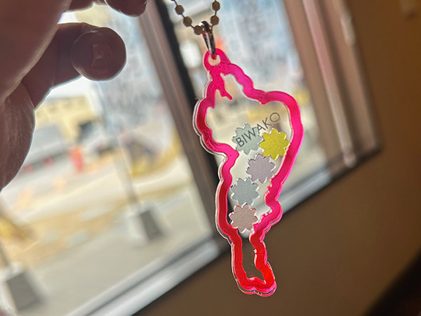 キラキラびわ湖キーホルダー