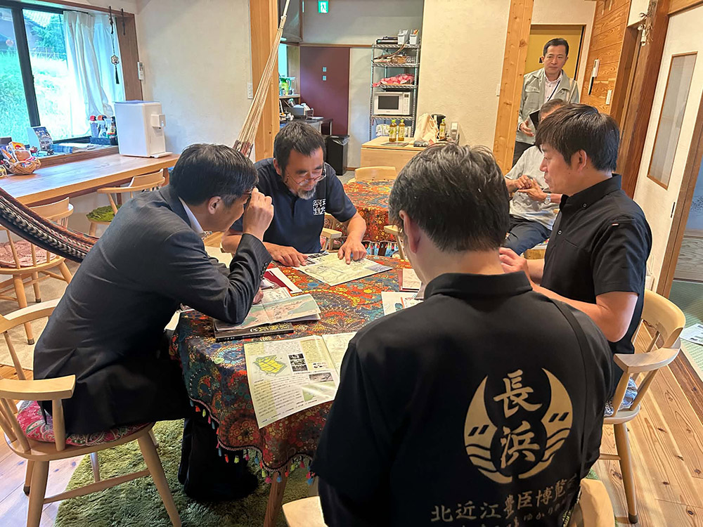 上平寺城を知る両市長からも嬉しいお言葉